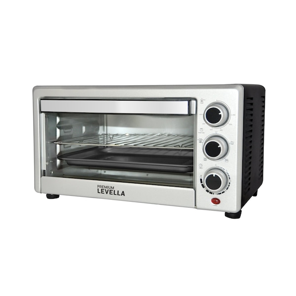 Premium Levella 0.7 Cubic Foot 6-Slice Toaster Oven with Convection, Broil, Bake and Toast Functions PTO210C - main